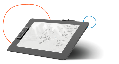 Lune on pen display
